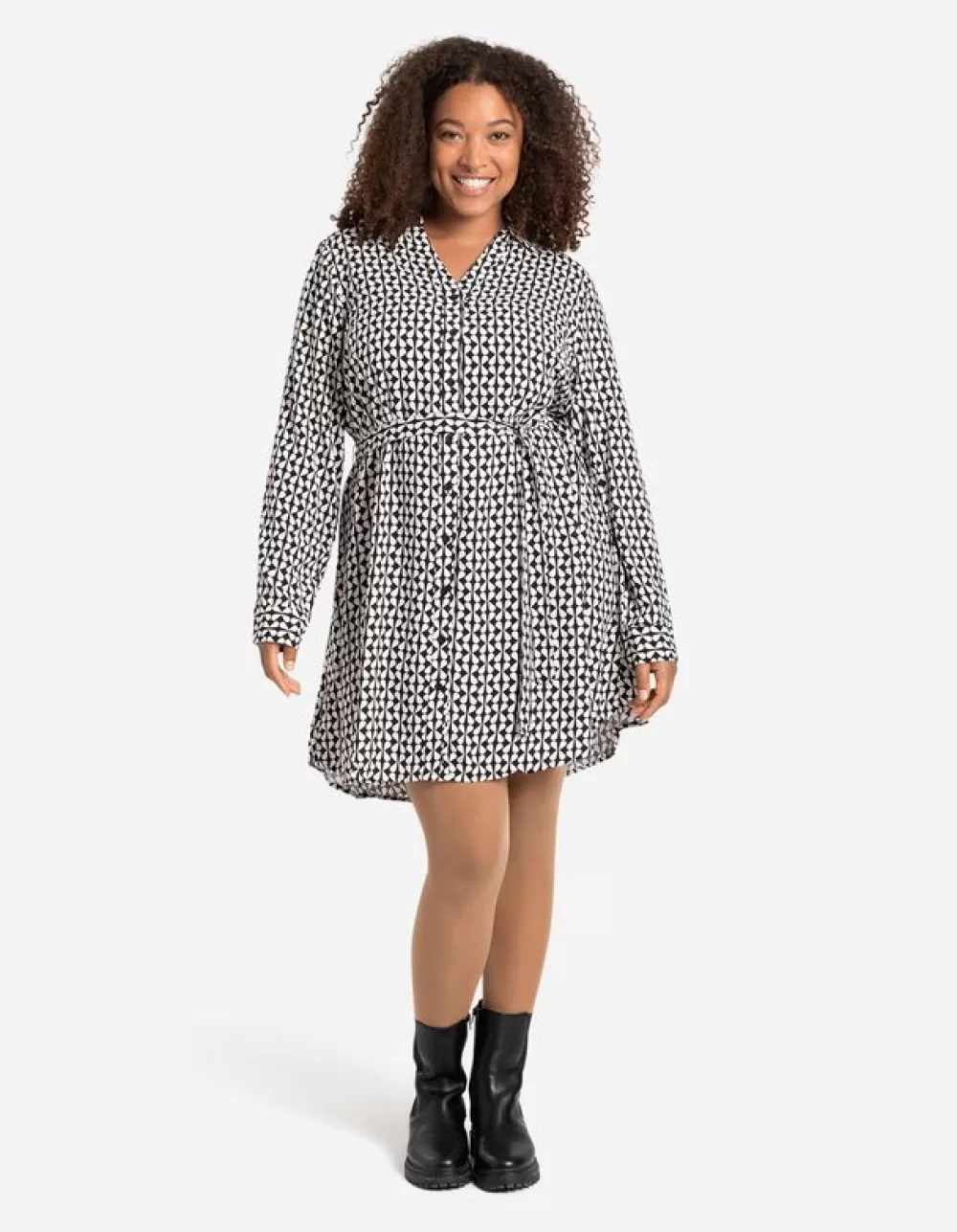 blousejurk__viscose_3-1.webp Sale Maxi Blue Blousejurk - Viscose