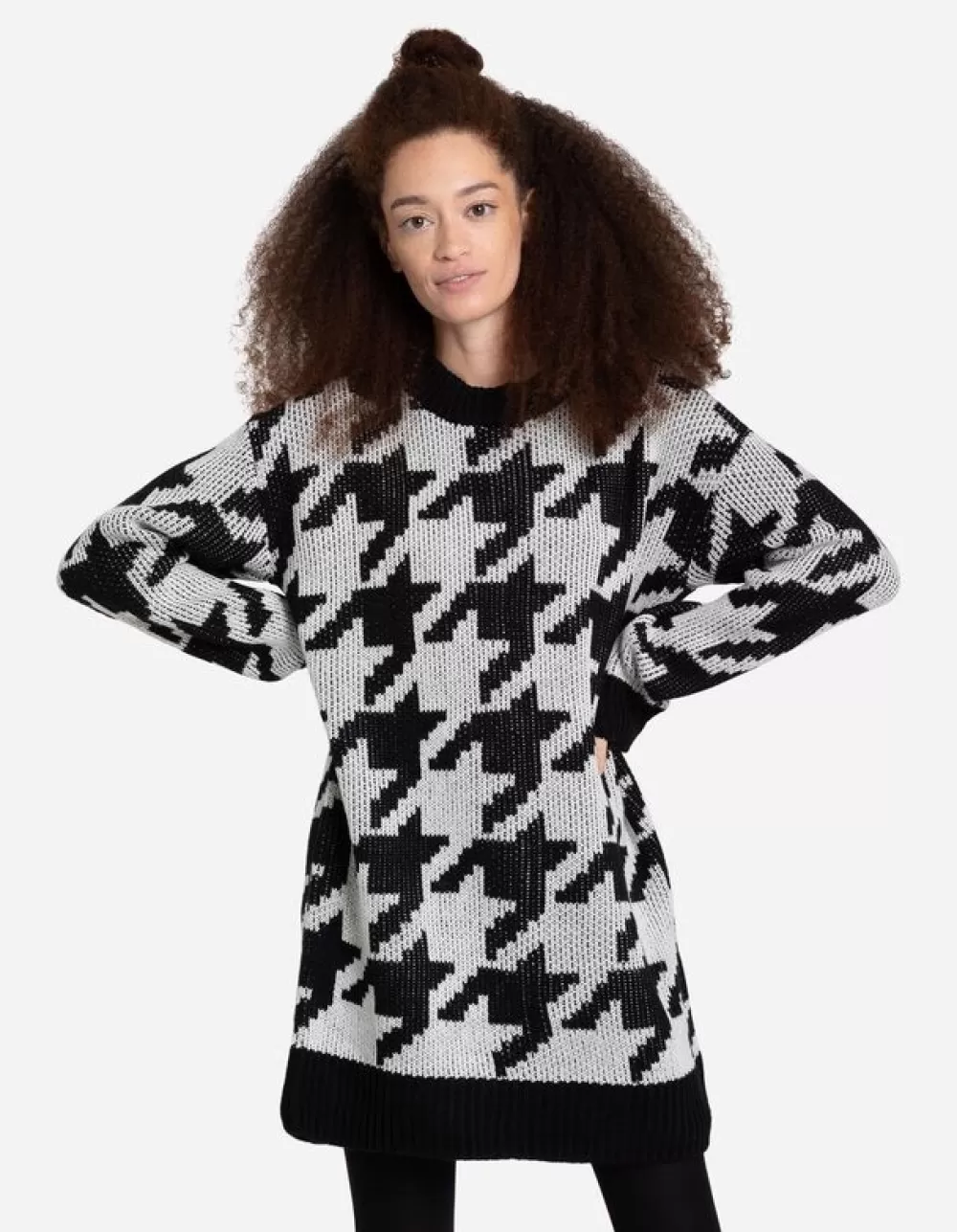 gebreide_jurk__loose_fit_2.webp Cheap Page One Gebreide Jurk - Loose Fit