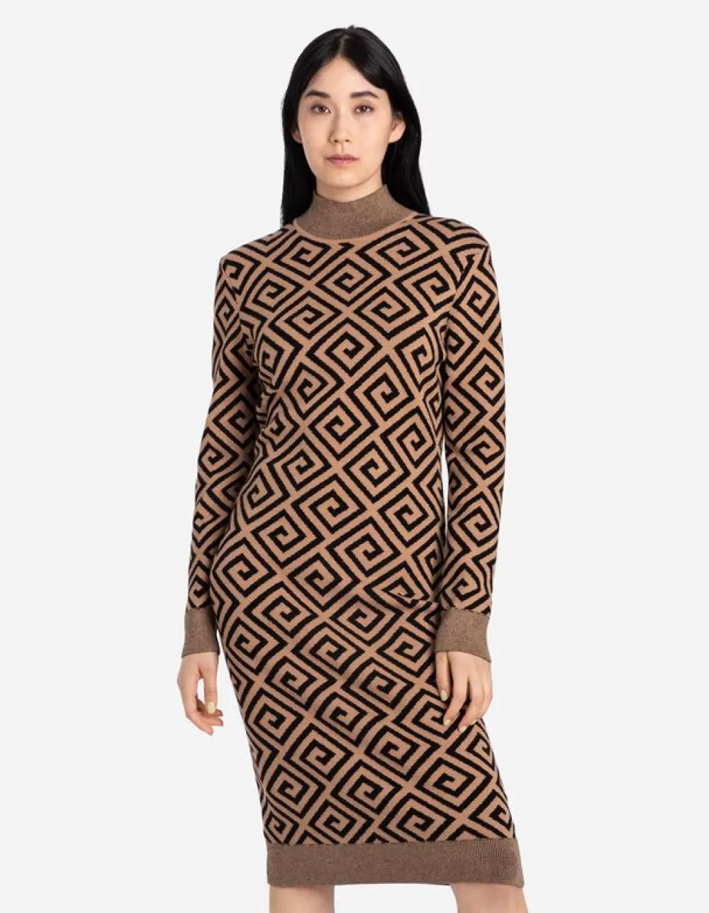 gebreide_jurk__print_allover_2.webp Clearance Page One Gebreide Jurk - Print All-Over