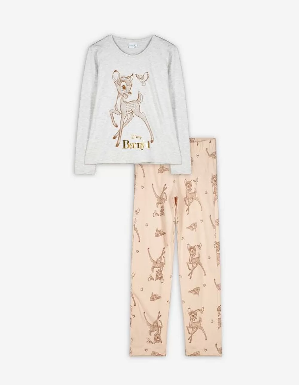 Sale Flame Pyjamaset Bestaande Uit Shirt Met Lange Mouwen En Broek - Bambi