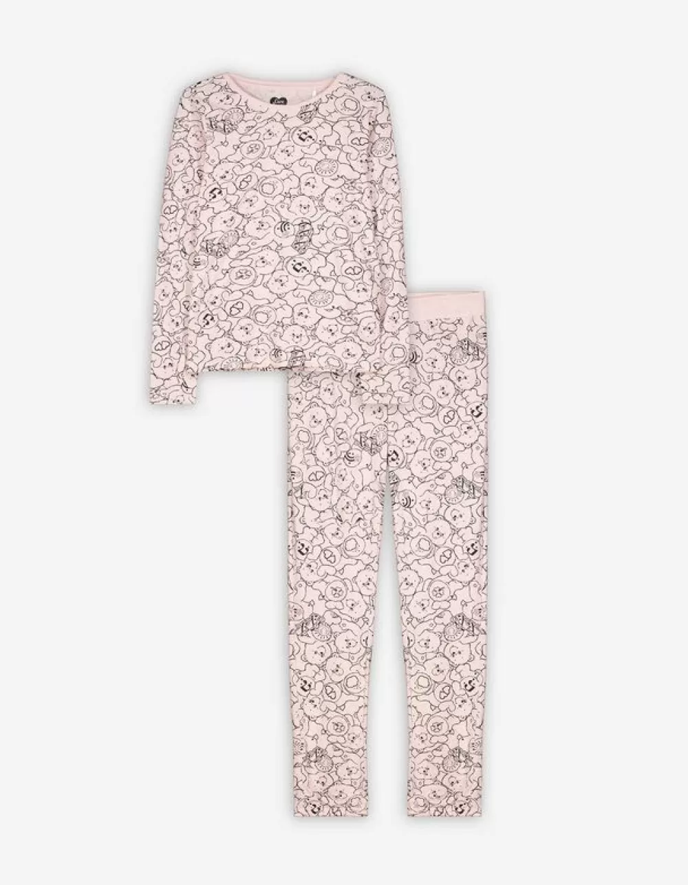 New Flame Pyjamaset Bestaande Uit Shirt Met Lange Mouwen En Broek - Care Bears