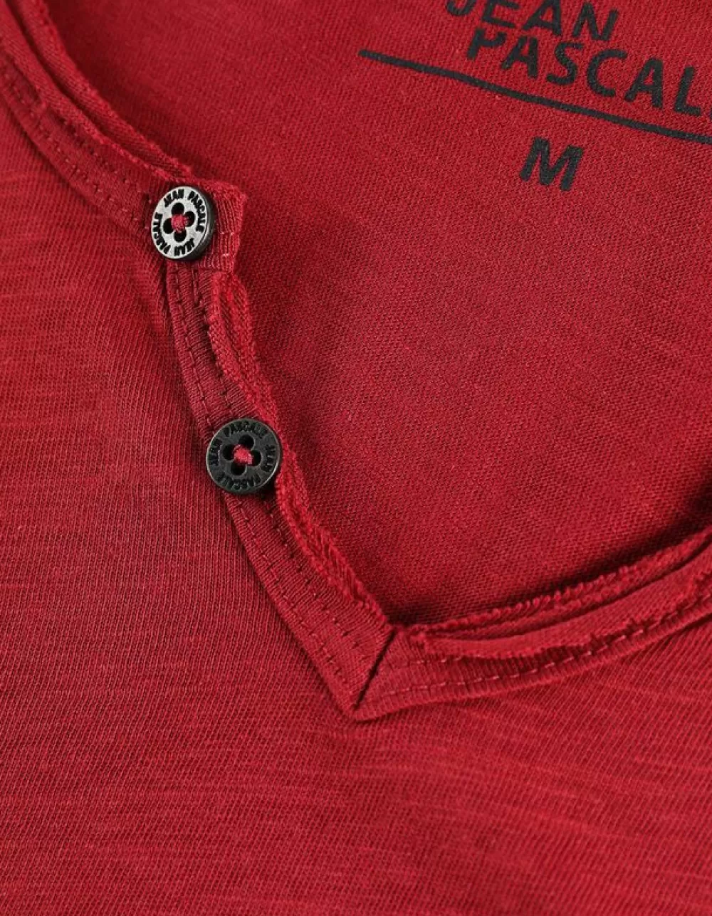 tshirt__ronde_hals_met_knoopjes_5-5.webp Outlet Jean Pascale T-Shirt - Ronde Hals Met Knoopjes